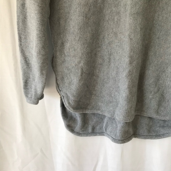 Micheal micheal kors gray long sleeve  sweater size medium Zipper sides - Picture 3 of 11